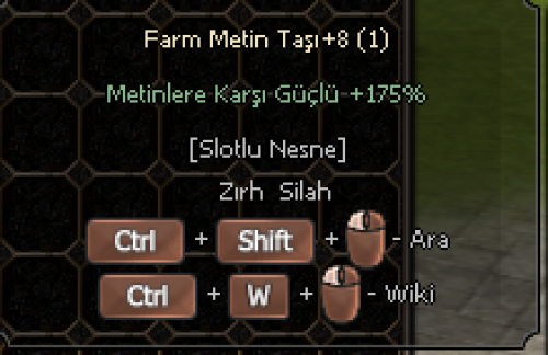 +8 FARM METİN TAŞI SATILIR