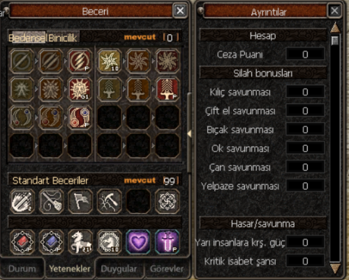 75 LWL + 65 KRİTİKCİ +9 ZEHİR +9 İTEMLİ ELİT FARMLIK HESAP