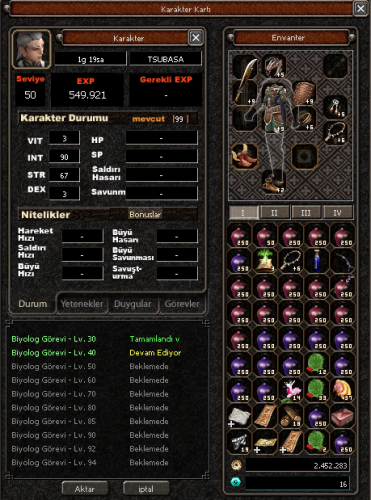 50 LVL ELİT B.SİLAH SURA DETAYLAR İÇERDE