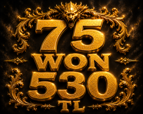 75 WON 530TL ANINDA TESLİMAT