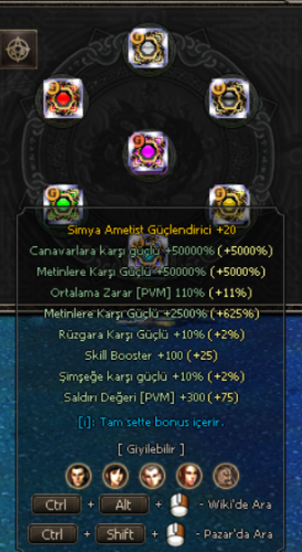 +20 Simya Güçlendirici Seti