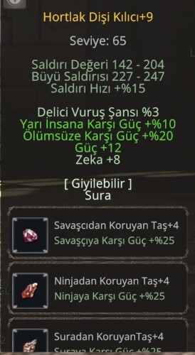 ELİT HORTLAK KILICI