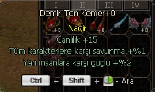 NADİR TEN KEMER PİYASA ALTI