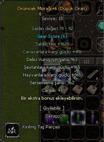 Örümcek Mızragı 5 Efsun
