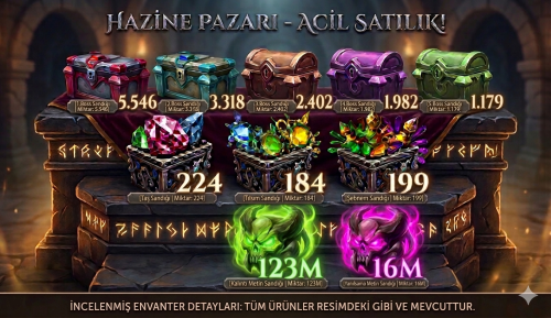 Toplu Sandıklar Satılır.