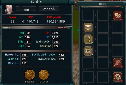65 LVL KESKİNLİK 3P AT 10 SV