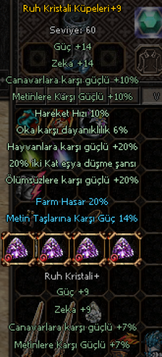 +9 4 CEVHER PERMA RUH SET