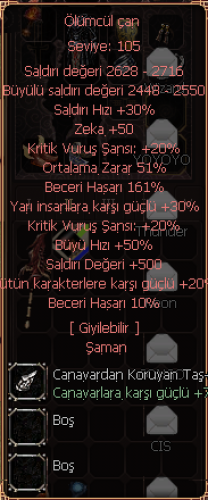 +7 Canavar Taşlı Ölümcül Çan