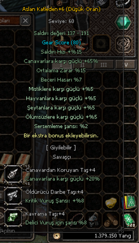 61 SAVAŞÇI 1500 SAF HASAR