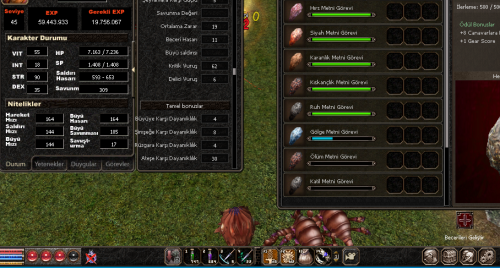 45 level gölgelik savaşçı